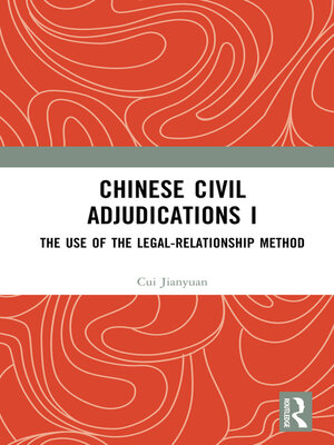 cover image of Chinese Civil Adjudications I